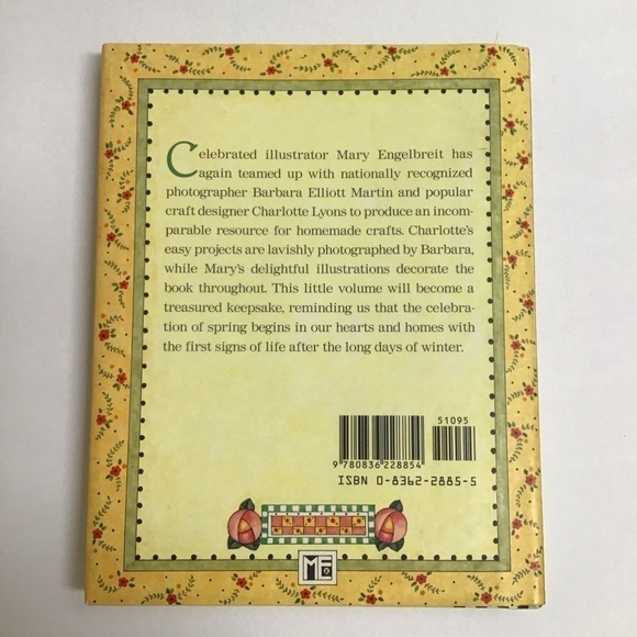 Mary Engelbreit's Spring Easy Craft Book Mini Hardcover by Charlotte Lyons 1997 - Picture 4 of 10